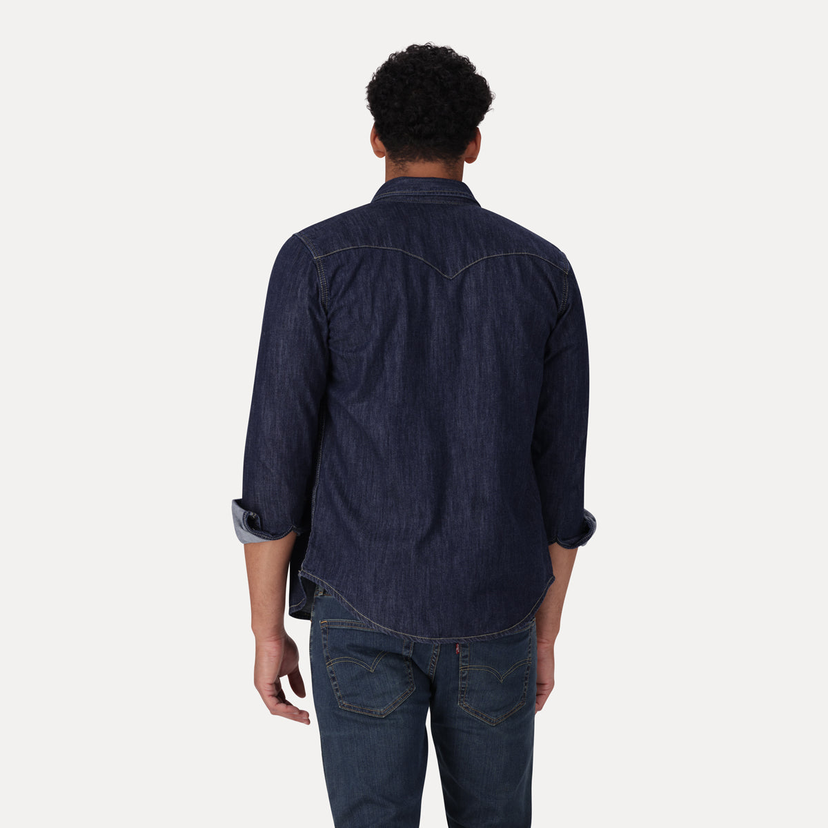 LEVI'S® MEN'S CLASSIC STANDARD FIT WESTERN SHIRT - BLUE