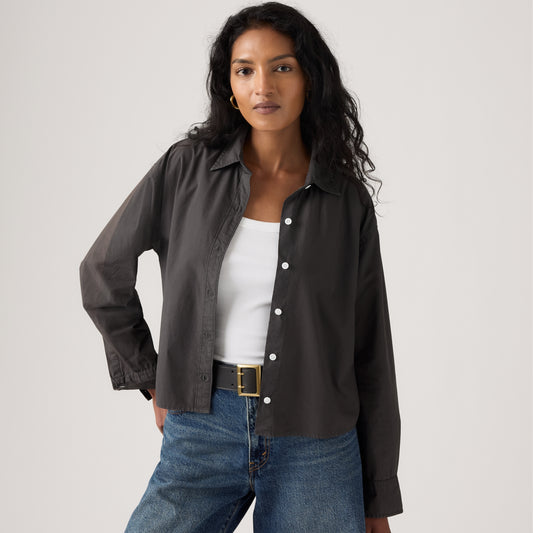 LEVI'S® WOMEN'S CROPPED HARLIE SHIRT - MULTI COLOUR