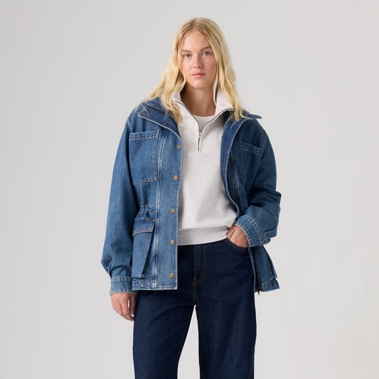 LEVI'S® WOMEN'S KARLIE UTILITY JACKET - MULTI COLOUR