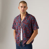 LEVI'S® MEN'S SHORT-SLEEVE SUNSET STANDARD CAMP SHIRT - MULTI COLOUR