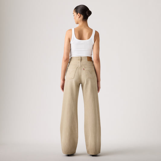 LEVI'S® WOMEN'S RIBCAGE WIDE-LEG JEANS - TAN