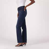 LEVI'S® WOMEN'S 501® ORIGINAL JEANS - MED INDIGO - WORN IN