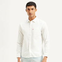 LEVI'S® MEN'S SOLID SLIM FIT SHIRT - WHITE
