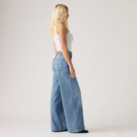 Levi's® Women's Cinch Wide-Leg Jeans - Med Indigo - Worn In