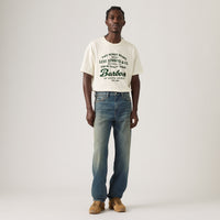 LEVI'S® X BARBOUR MEN'S 568™ LOOSE JEANS - DARK INDIGO FLAT FINISH