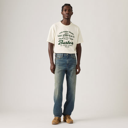 LEVI'S® X BARBOUR MEN'S 568™ LOOSE JEANS - DARK INDIGO FLAT FINISH