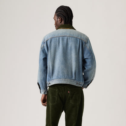 LEVI'S® X BARBOUR TYPE II TRUCKER JACKET - LIGHT WASH