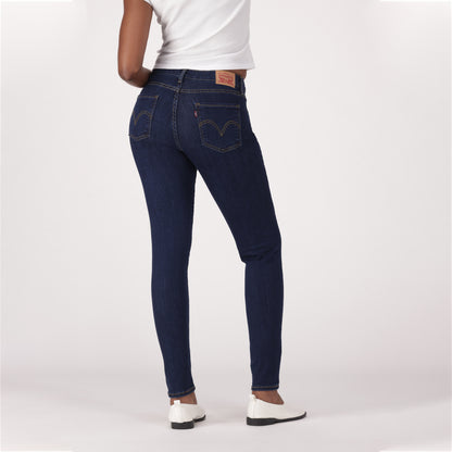 LEVI'S® WOMEN'S CURVY SKINNY  - DARK INDIGO - FLAT FINISH