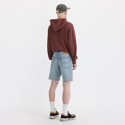 LEVI'S® MEN'S 468 LOOSE SHORTS - LIGHT INDIGO - WORN IN
