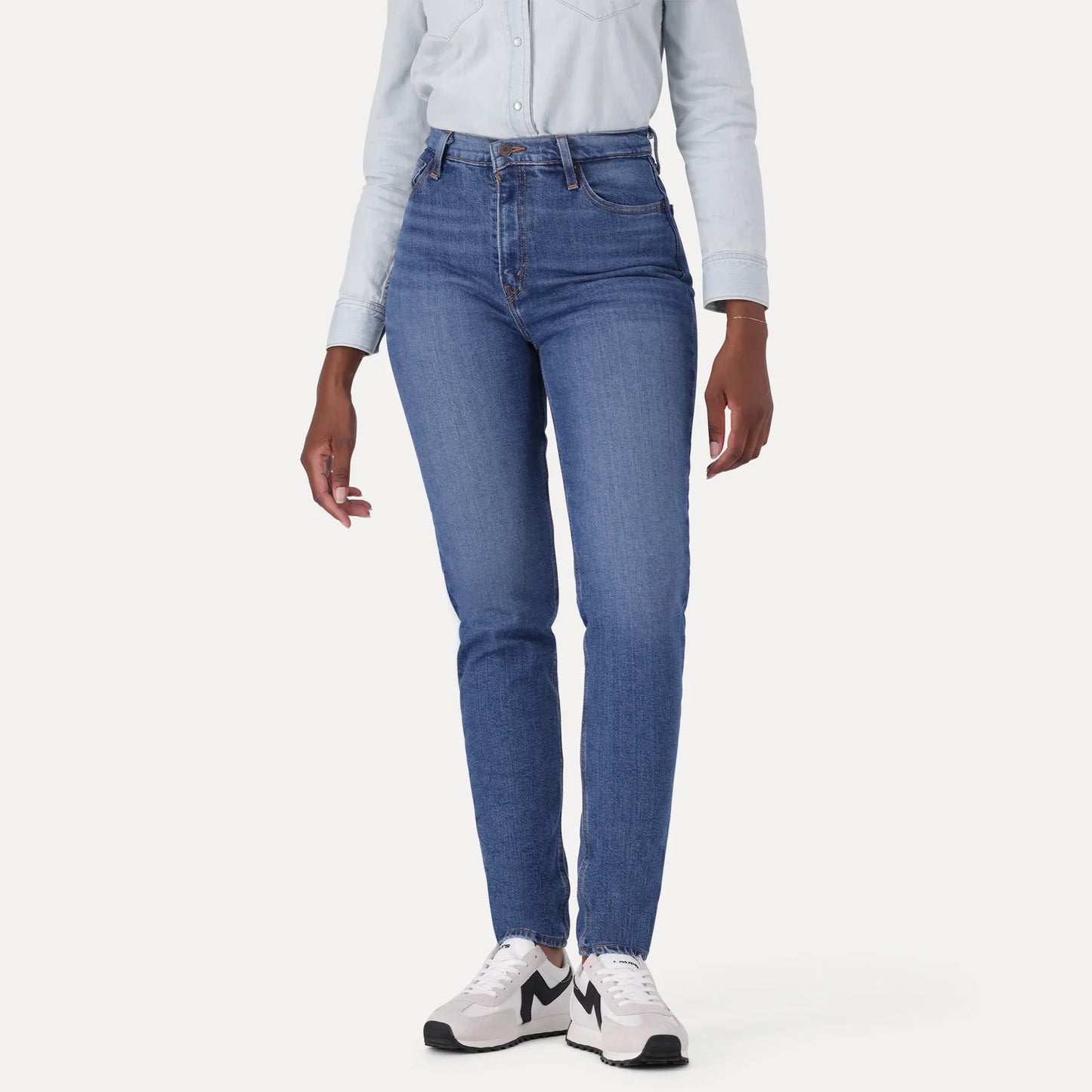 LEVI'S® WOMEN'S '80S MOM JEANS - DARK INDIGO - WORN IN