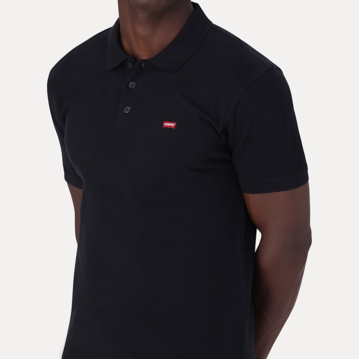 LEVI'S® MEN'S HOUSEMARK POLO SHIRT - BLACK