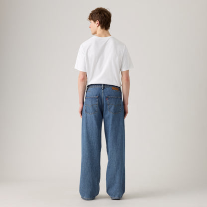 LEVI'S® MEN'S TWISTED BAGGY WIDE JEANS - MED INDIGO - WORN IN