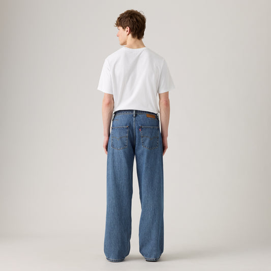 LEVI'S® MEN'S TWISTED BAGGY WIDE JEANS - MED INDIGO - WORN IN