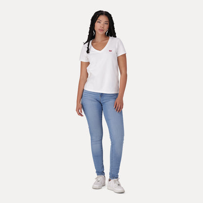 LEVI'S® WOMEN'S CURVY SKINNY  - MED INDIGO - WORN IN