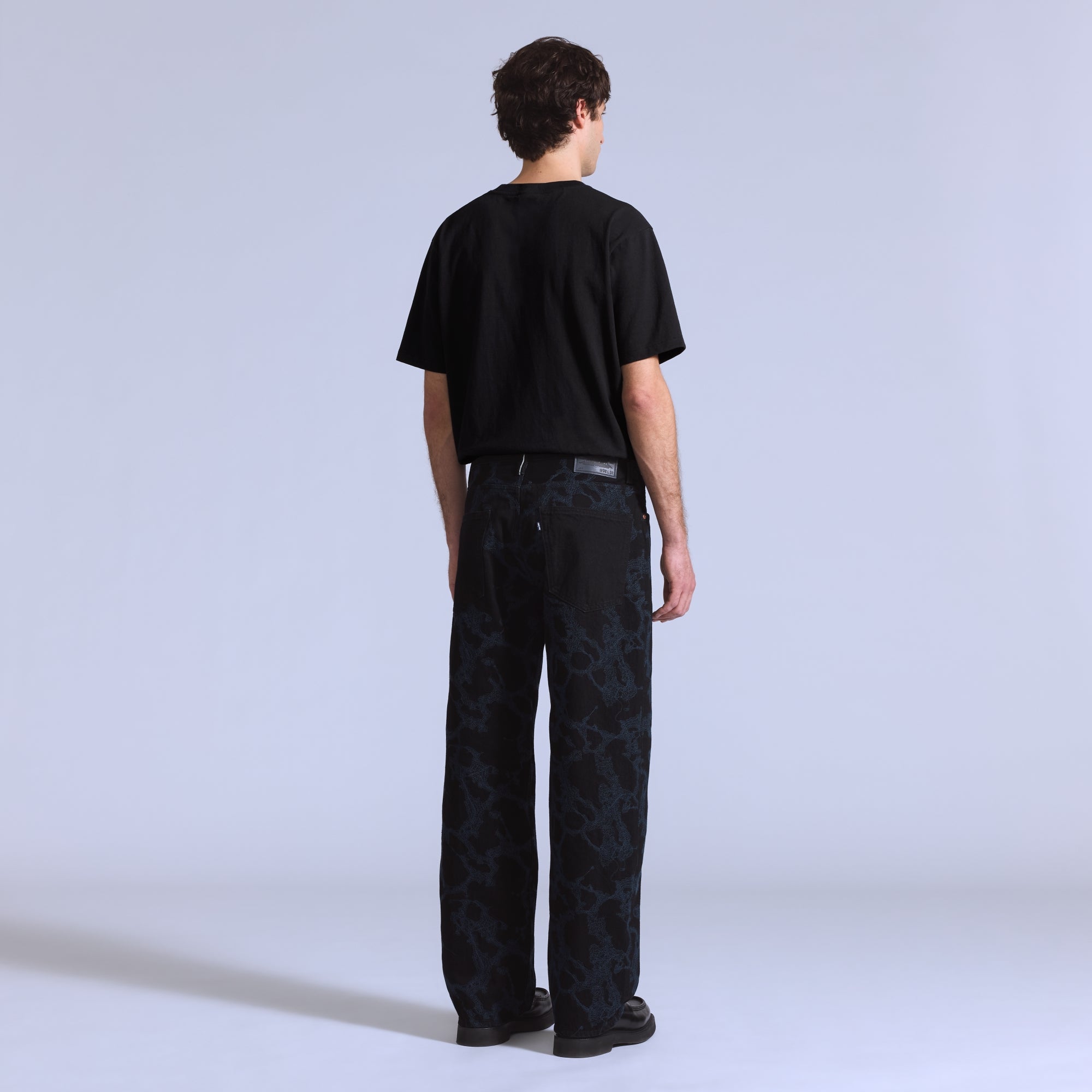 ま*P様 Levi's Engineered Jeans LOOSE ブラック LEVI'S® BLUE TAB™ MEN'S MARKER LOOSE JEANS - MED INDIGO - WORN IN