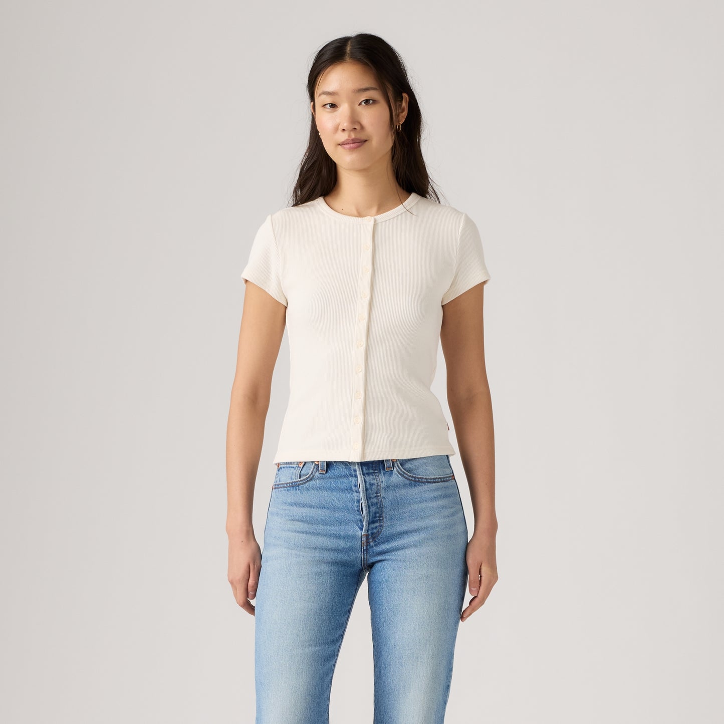 LEVI'S® WOMEN'S RORY BUTTON-THROUGH SHIRT - WHITES