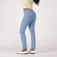 LEVI'S® WOMEN'S CURVY STRAIGHT  - MED INDIGO - WORN IN