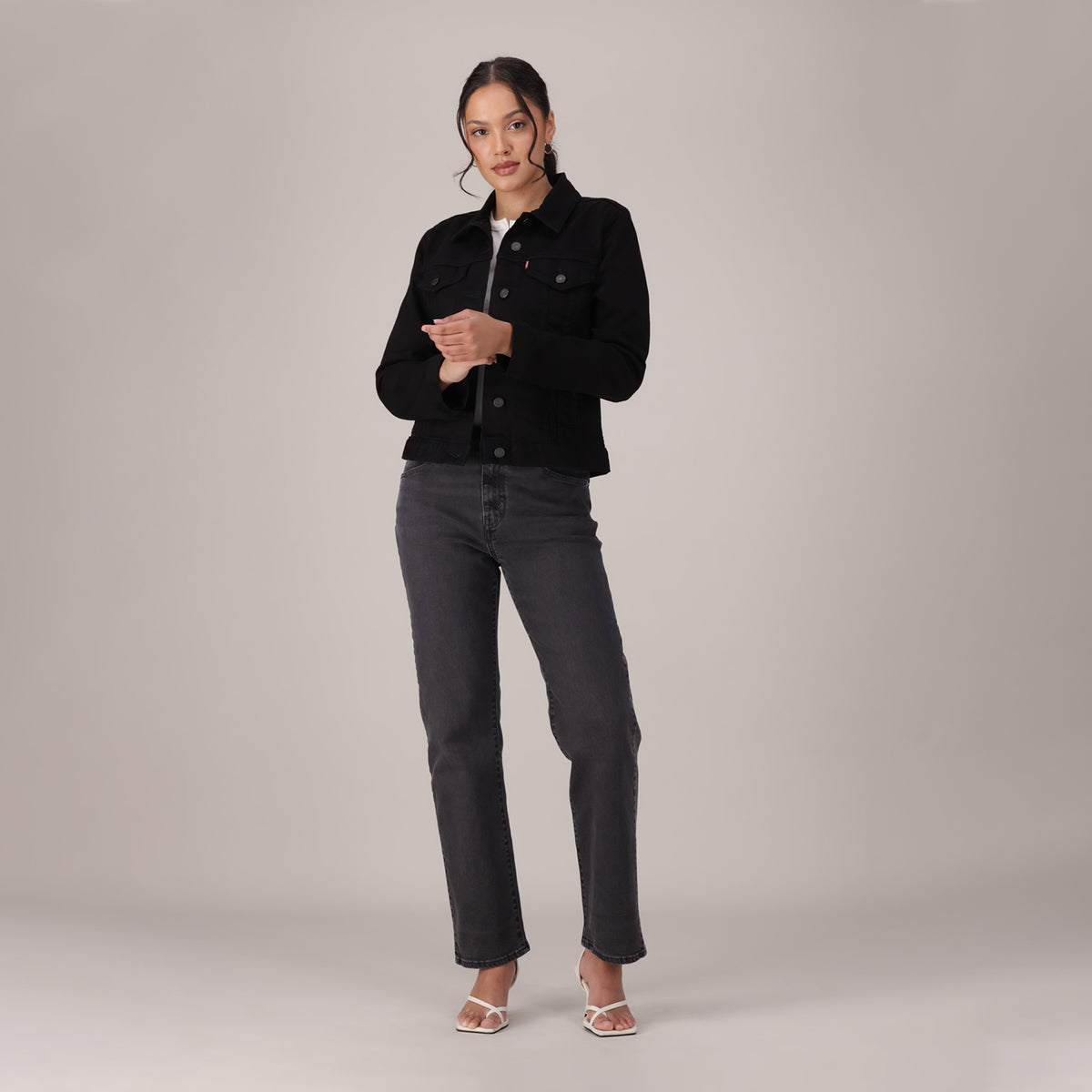 LEVI'S® WOMEN'S EASY DAD JEANS - GREY