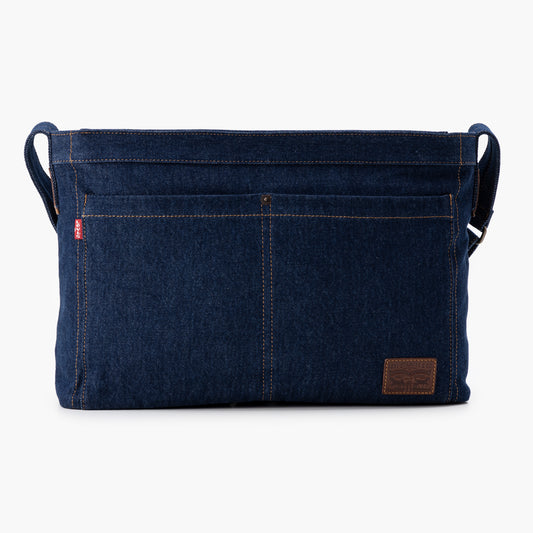 LEVI'S® MEN'S HERITAGE MESSENGER BAG - BLUE