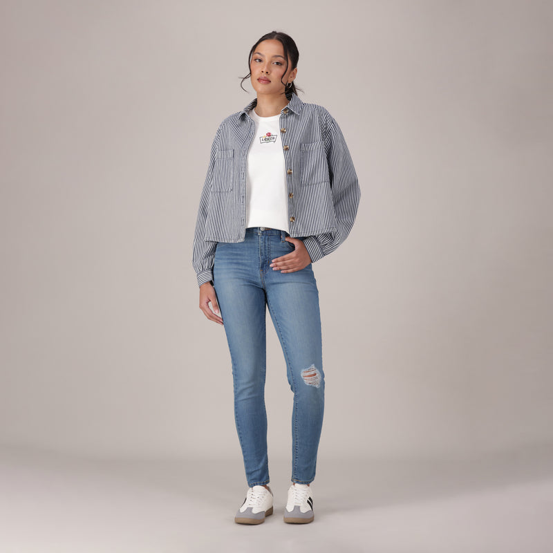Levi's® Women's 720 High-Rise Super Skinny Jeans - Light Indigo - Worn In