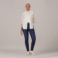 Levi's® Women's Curvy Super Skinny - Med Indigo - Worn In