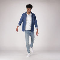 LEVI'S® MEN'S 512™ SLIM TAPER JEANS - MED INDIGO - WORN IN