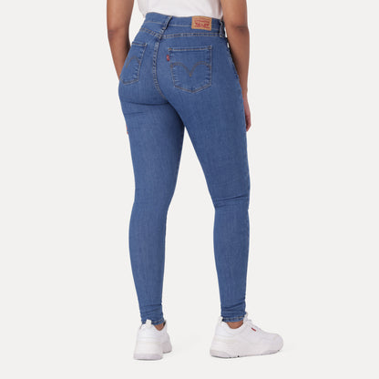 LEVI'S® CURVY SUPER SKINNY  - DARK INDIGO - FLAT FINISH