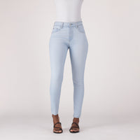 LEVI’S® WOMEN'S 721 HIGH-RISE SKINNY JEANS - LIGHT INDIGO - WORN IN