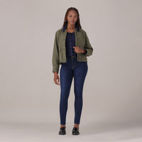 LEVI'S® WOMEN'S CURVY HIGH-RISE SUPER SKINNY  - DARK INDIGO - WORN IN