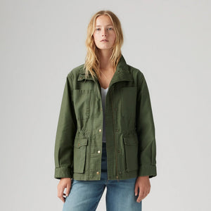 LEVI'S® WOMEN'S KARLIE UTILITY JACKET - GREEN