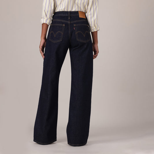LEVI'S® WOMEN'S LOW LOOSE JEANS - DARK INDIGO - FLAT FINISH