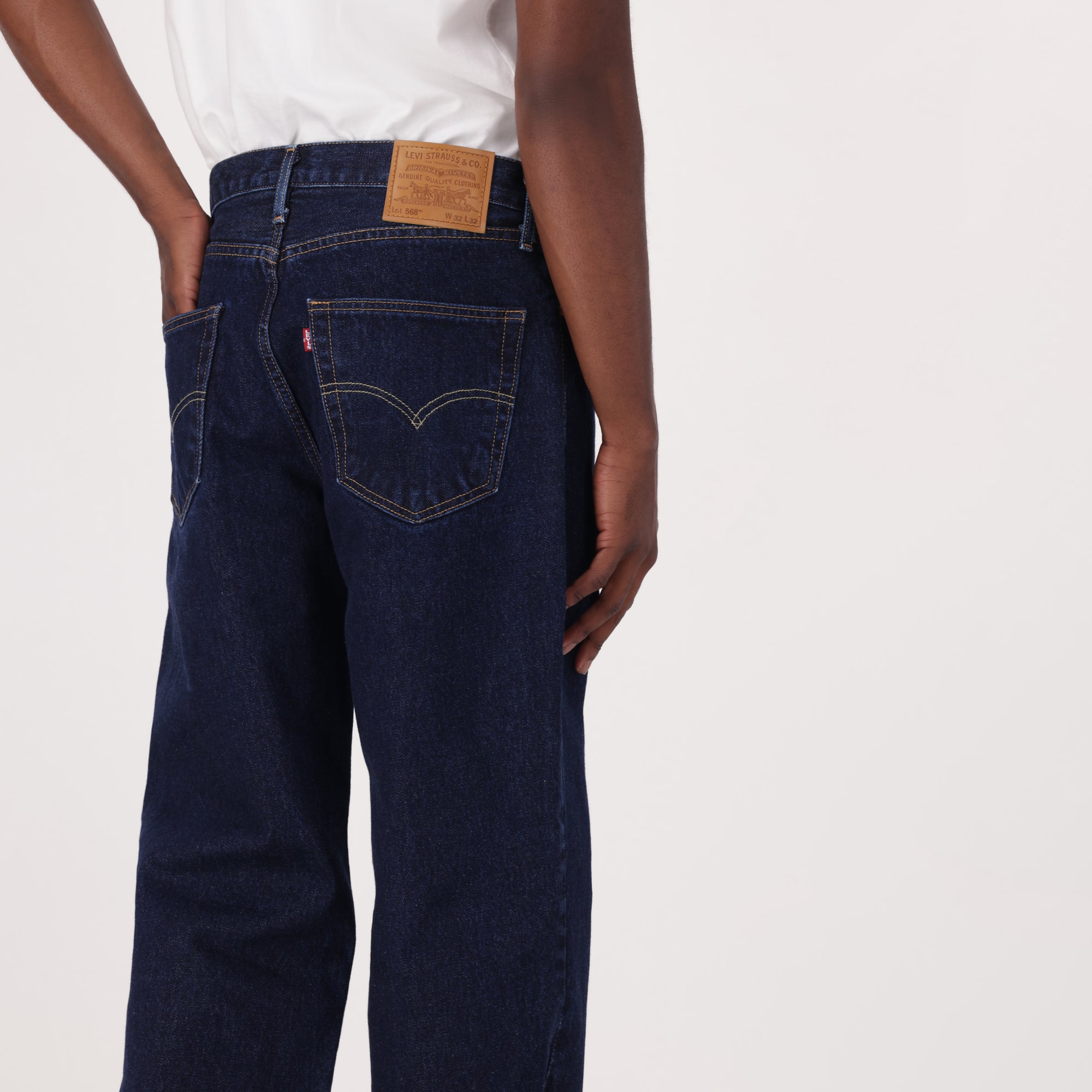 LEVI'S® MEN'S 568™ LOOSE STRAIGHT JEANS - DARK WASH