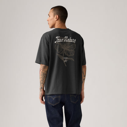 LEVI'S® MEN'S HALF-SLEEVE T-SHIRT - BLACK
