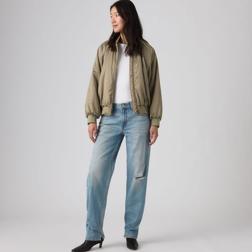 Levi's® Women's Loose Taper Jeans - Med Indigo - Worn In