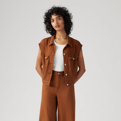 LEVI'S® WOMEN'S SHRUNKEN '90S VEST - NEUTRAL
