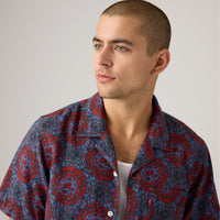 LEVI'S® MEN'S SHORT-SLEEVE SUNSET STANDARD CAMP SHIRT - MULTI COLOUR