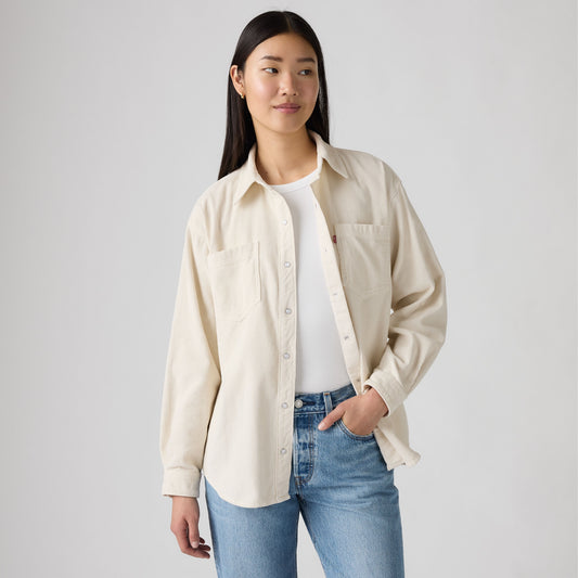LEVI'S® WOMEN'S IRIS CORDUROY OVERSHIRT - MULTI COLOUR