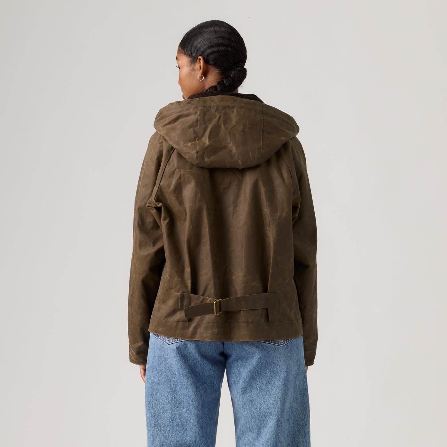 LEVI'S® X BARBOUR SPEY WAXED JACKET - BROWN