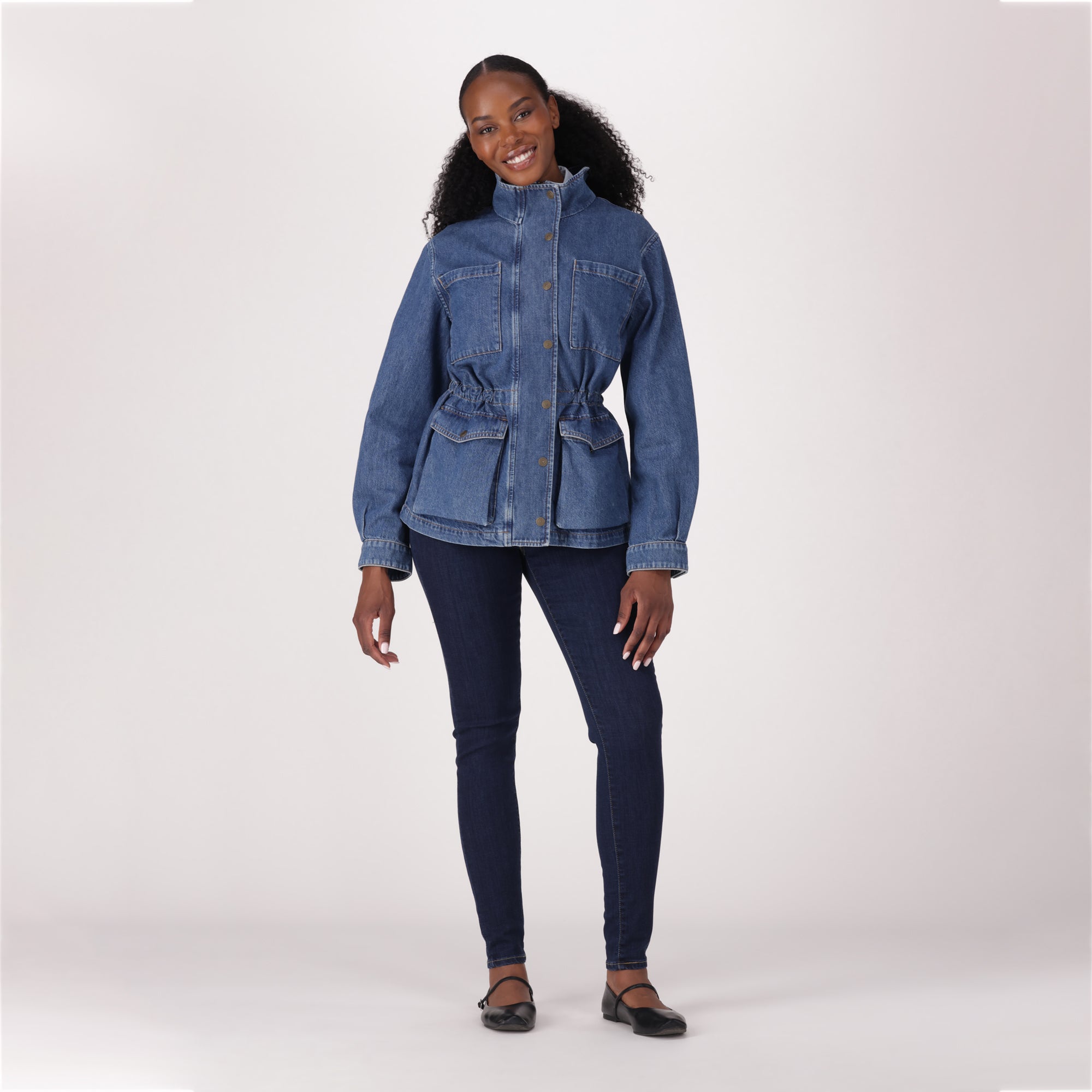 LEVI'S® WOMEN'S CURVY HIGH-RISE SUPER SKINNY - DARK INDIGO FLAT FINISH