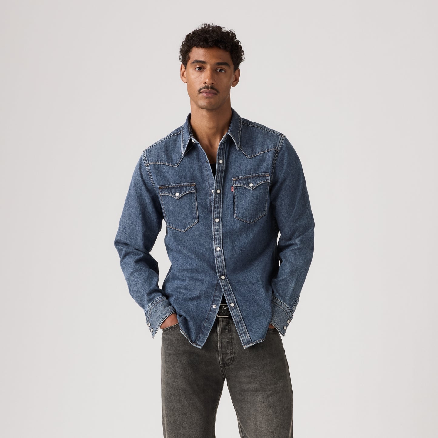 LEVI'S® MEN'S BARSTOW STANDARD FIT WESTERN SHIRT - MULTI COLOUR