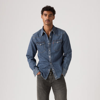 LEVI'S® MEN'S BARSTOW STANDARD FIT WESTERN SHIRT - MULTI COLOUR
