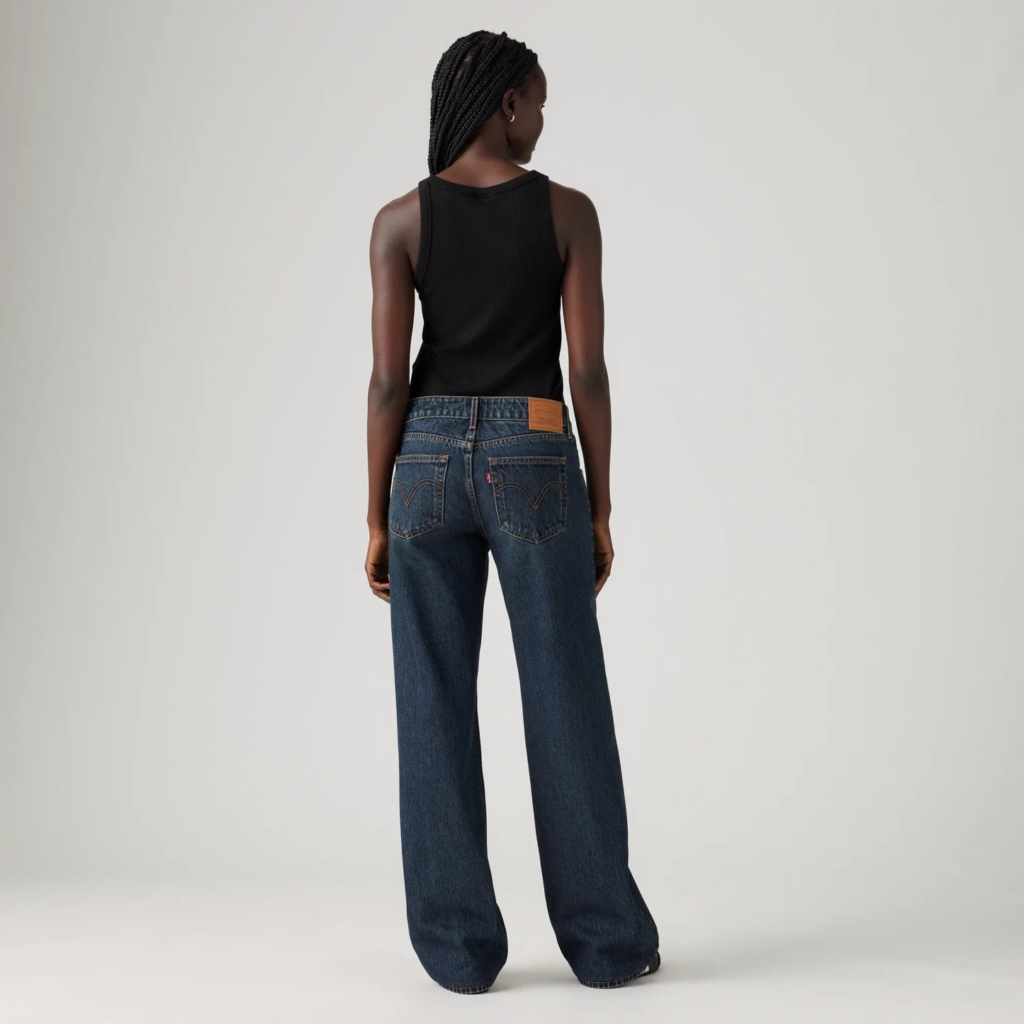 LEVI'S® WOMEN'S LOW LOOSE JEANS - DARK INDIGO WORN IN