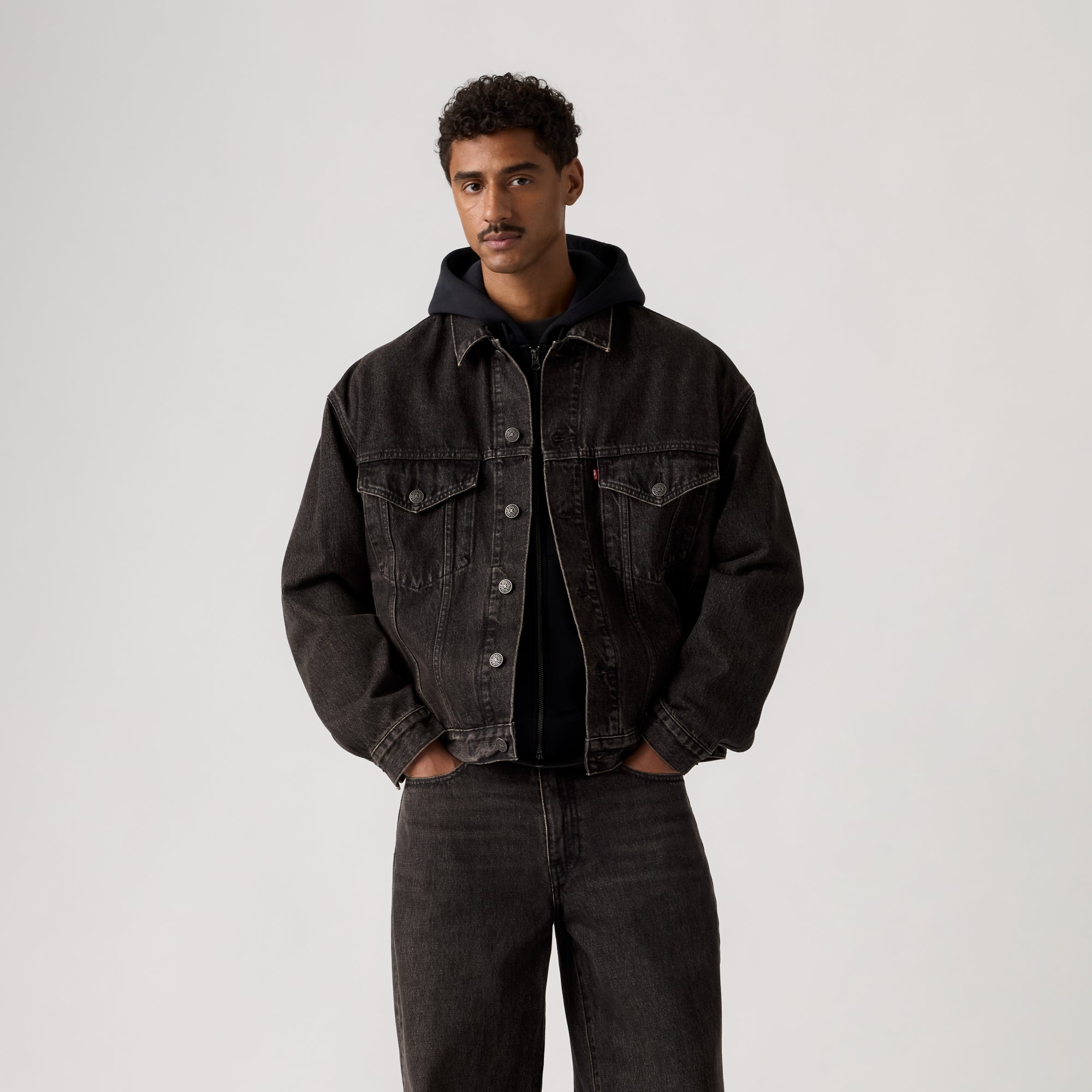 LEVI'S® X JORDAN TYPE III TRUCKER JACKET - BLACK