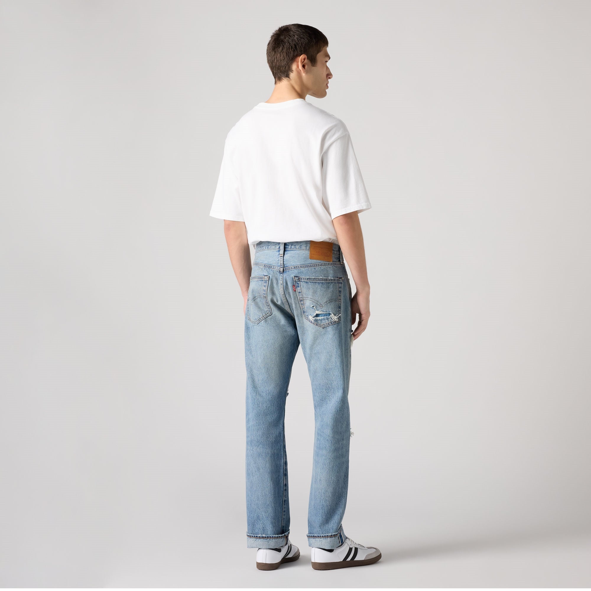 LEVI'S® MEN'S 501® ORIGINAL SELVEDGE JEANS - MEDIUM WASH