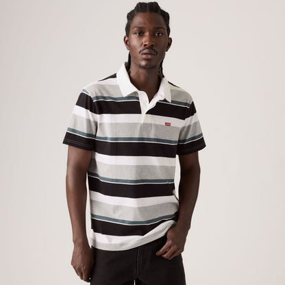 LEVI'S® MEN'S CLASSIC SHORT-SLEEVE RUGBY SHIRT - MULTI-COLOR