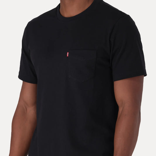 LEVI'S® MEN'S CLASSIC POCKET T-SHIRT - BLACK