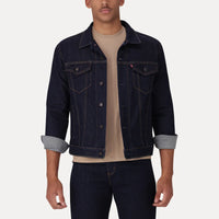 LEVI'S® MEN'S TRUCKER JACKET - DARK INDIGO - FLAT FINISH