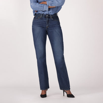 LEVI'S® WOMEN'S 501® CURVE JEANS - MED INDIGO - WORN IN