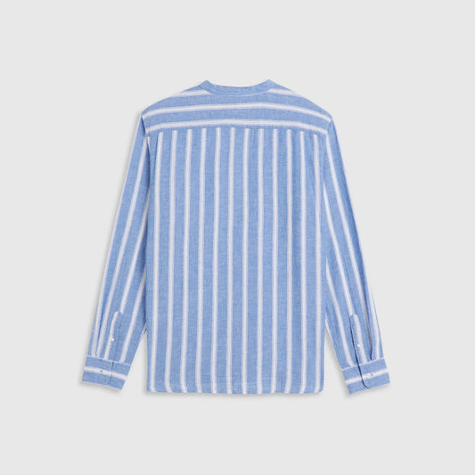 LEVI'S® MEN'S BANDED COLLAR 1 POCKET SHIRT - BLUE
