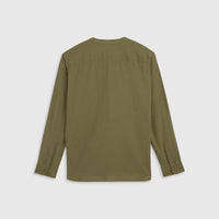 LEVI'S® MEN'S BANDED COLLAR 1 POCKET SHIRT - GREEN